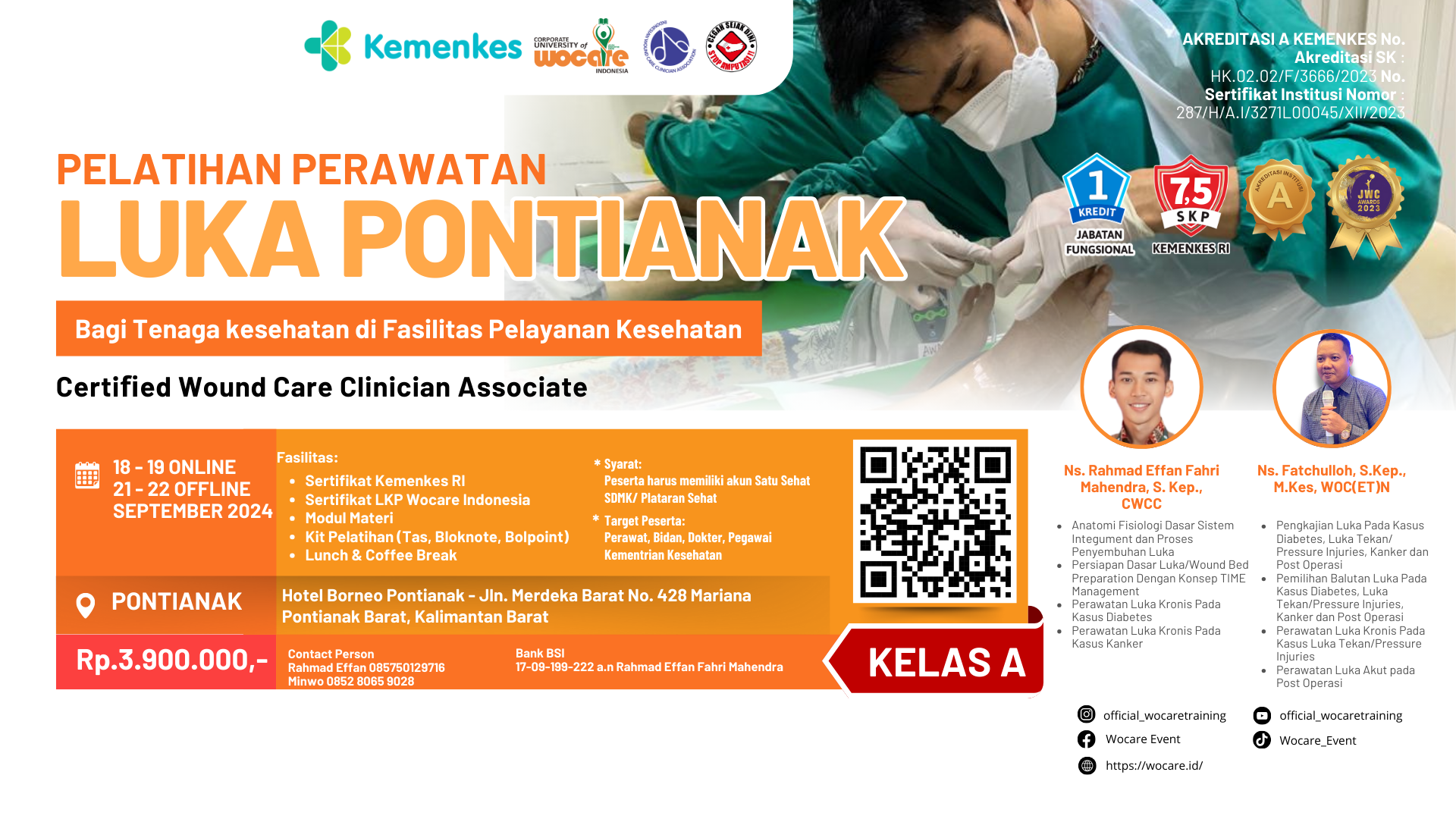 PN.057 - Pelatihan Perawatan Luka bagi Praktisi Kesehatan di Fasilitas Pelayanan Kesehatan