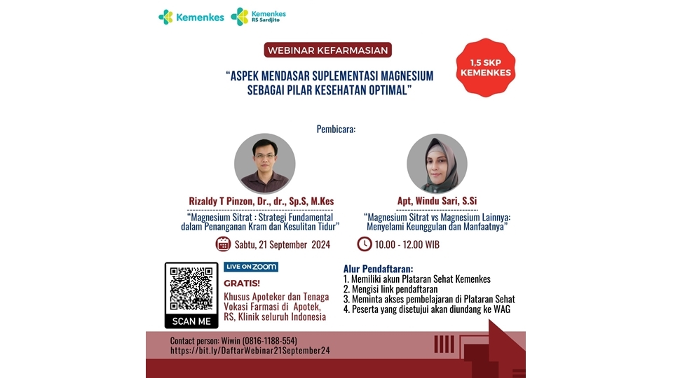 Webinar Aspek Mendasar Suplementasi Magnesium sebagai Pilar Kesehatan Optimal