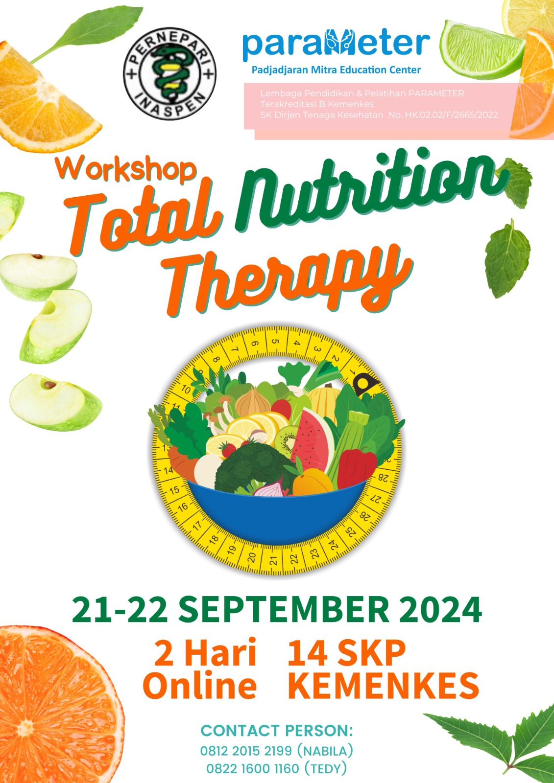 Workshop Total Nutrition Therapy Angkatan 3