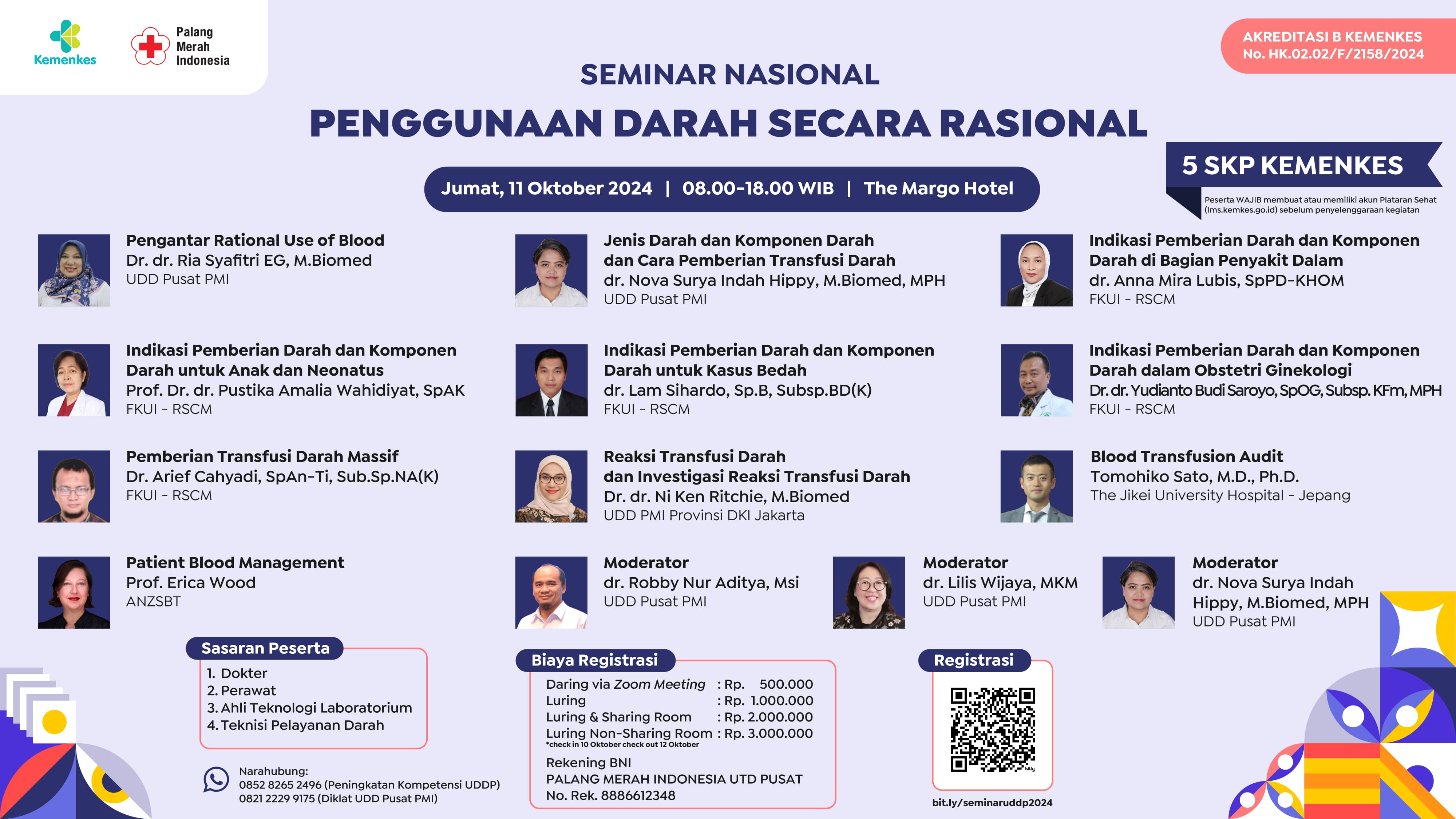 Seminar Nasional Penggunaan Darah Secara Rasional
