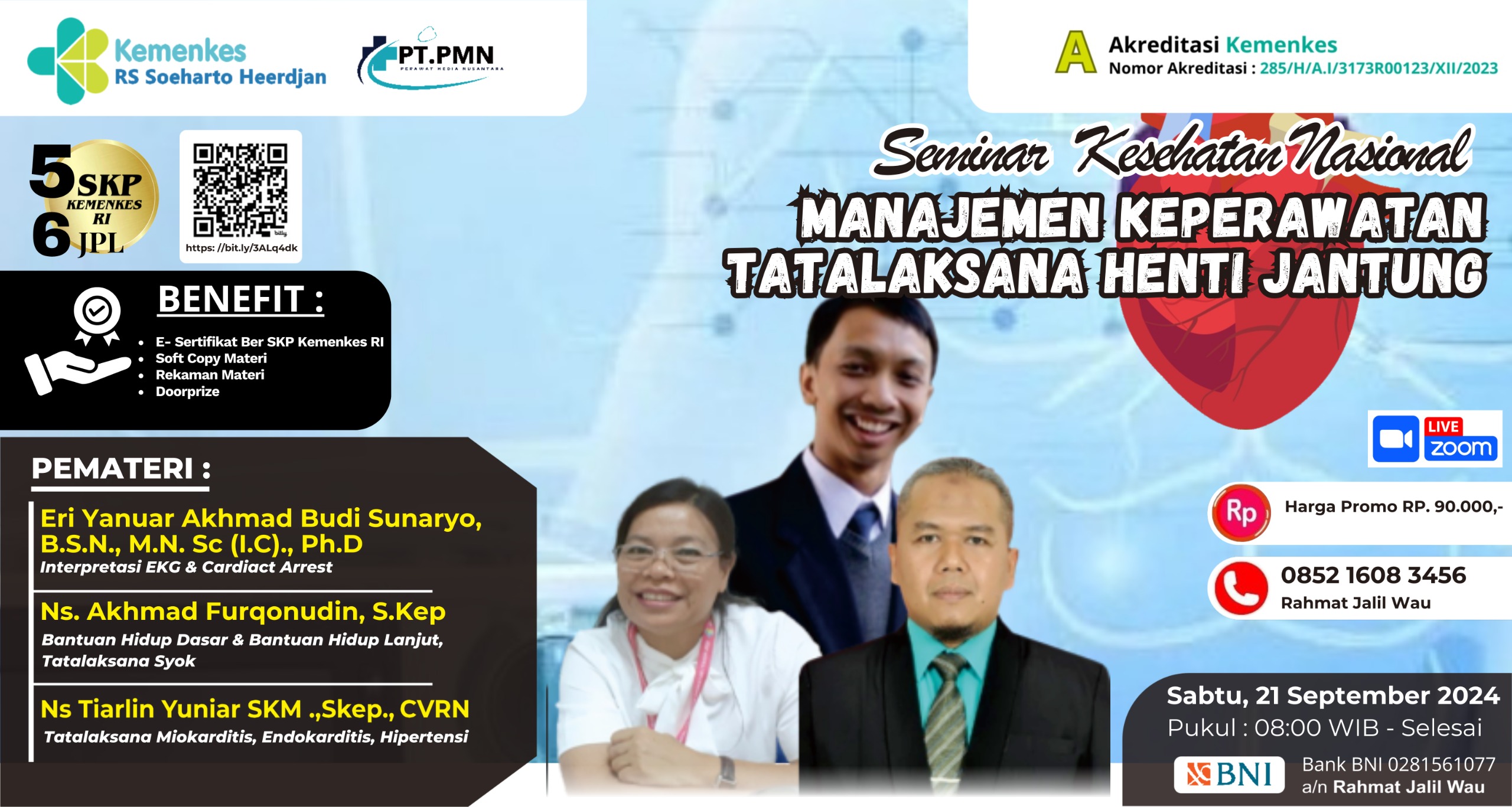 Seminar Ilmiah Dengan Tema Manajemen Keperawatan Tatalaksana Henti Jantung