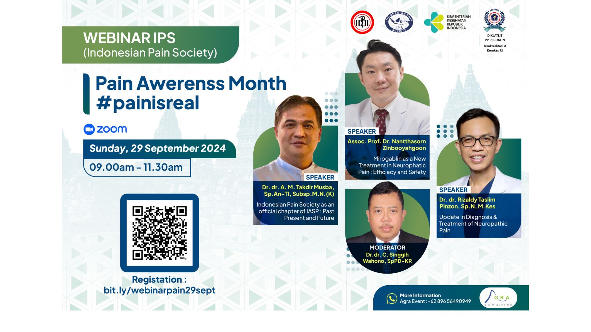 Webinar Medis Edukasi PAIN AWARENESS MONTH 2024