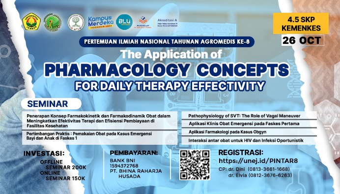 PINTAR 8 ,SEMINAR THE APPLICATION OF PHARMACOLOGICAL CONCEPTS FOR DAILY THERAPY EFFECTIVITY