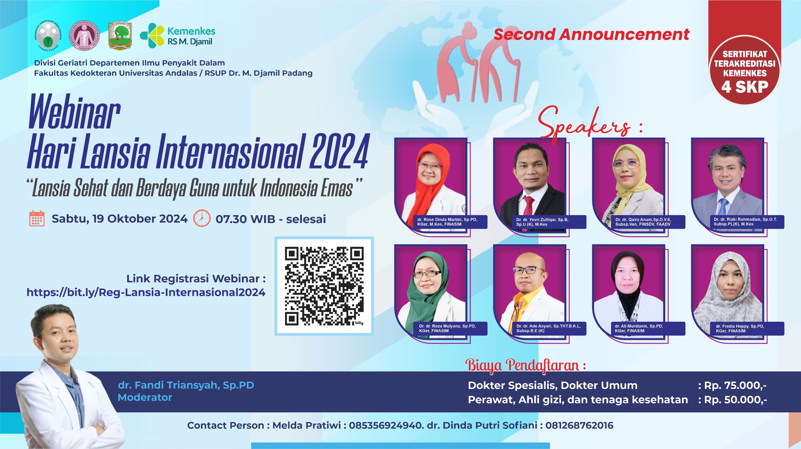 WEBINAR HARI LANSIA INTERNASIONAL TAHUN 2024 (Lansia Sehat dan Berdaya Guna Untuk Indonesia Emas)