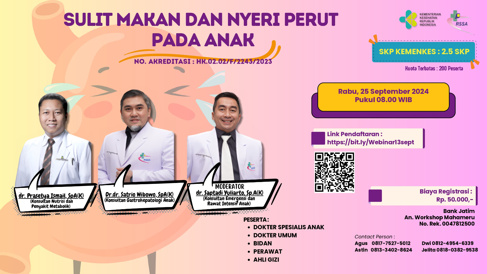 WEBINAR SULIT MAKAN DAN NYERI PERUT PADA ANAK