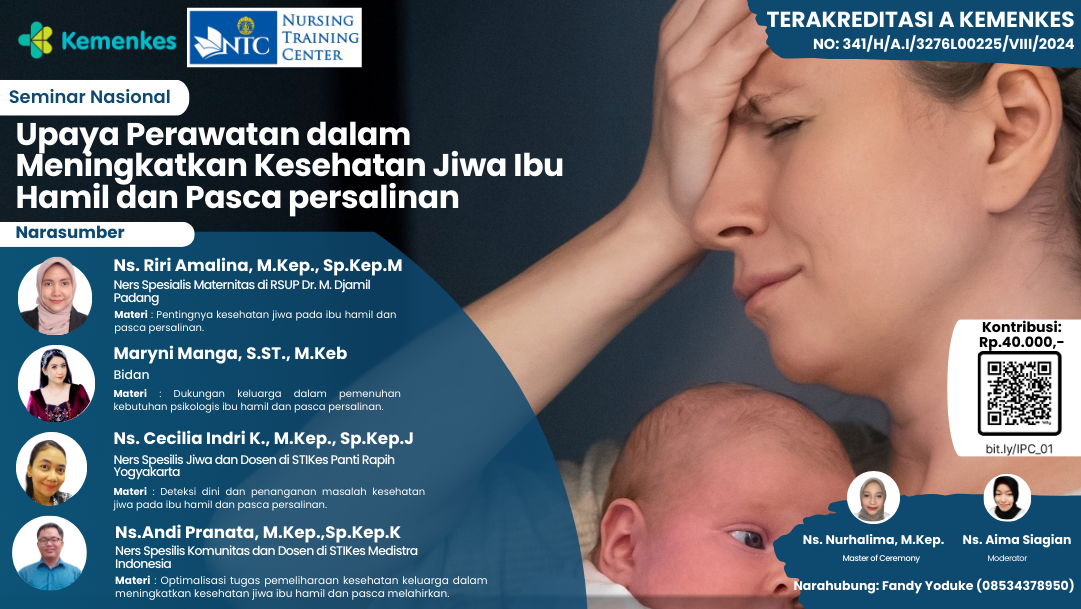 Upaya Perawatan dalam Meningkatkan Kesehatan Jiwa Ibu  Hamil dan Pasca Persalinan