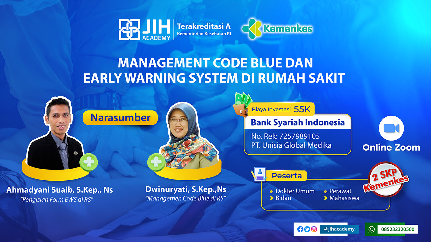 MANAGEMENT CODE BLUE DAN EARLY WARNING SYSTEM DI RUMAH SAKIT