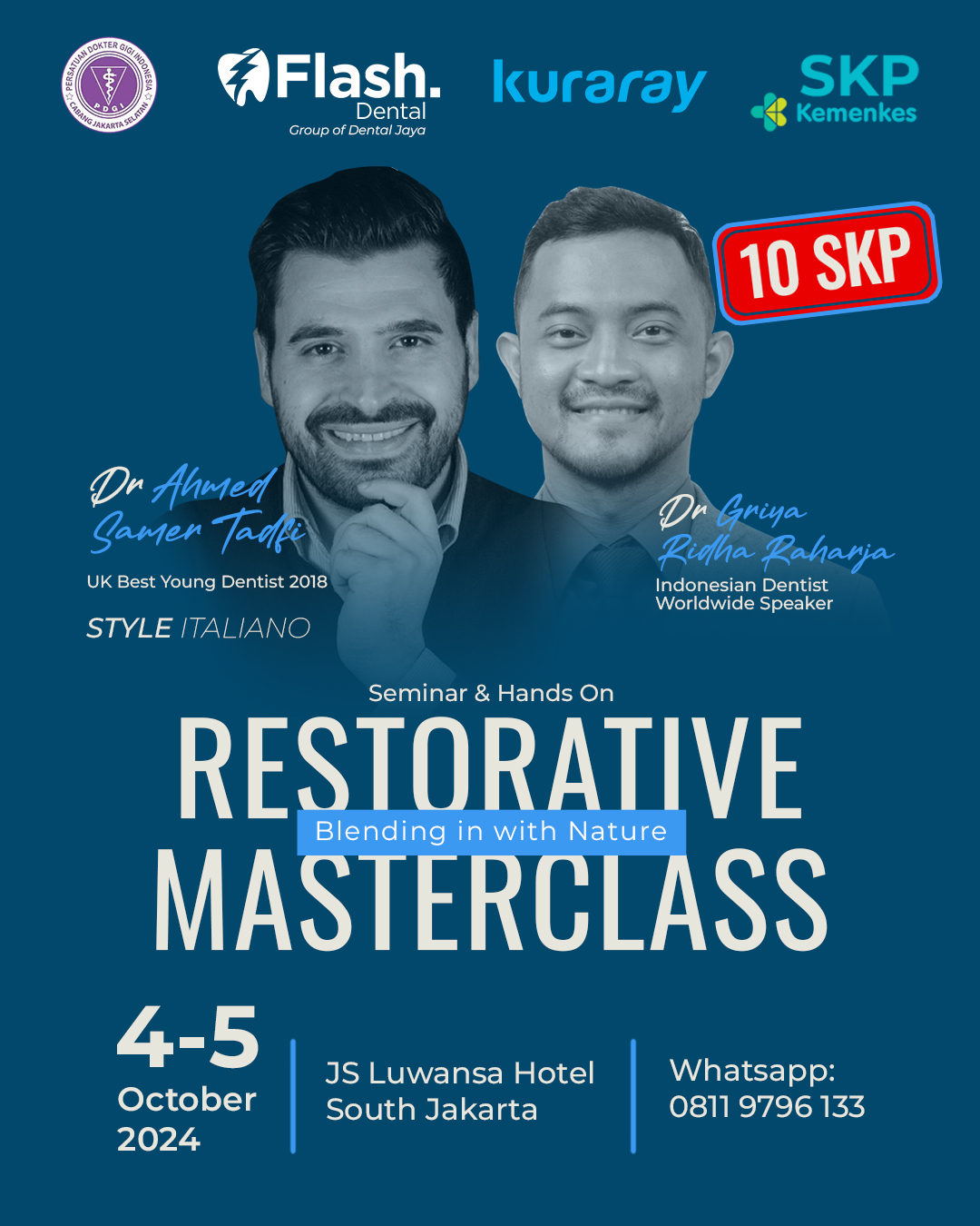 SEMINAR RESTORATIVE MASTERCLASS
