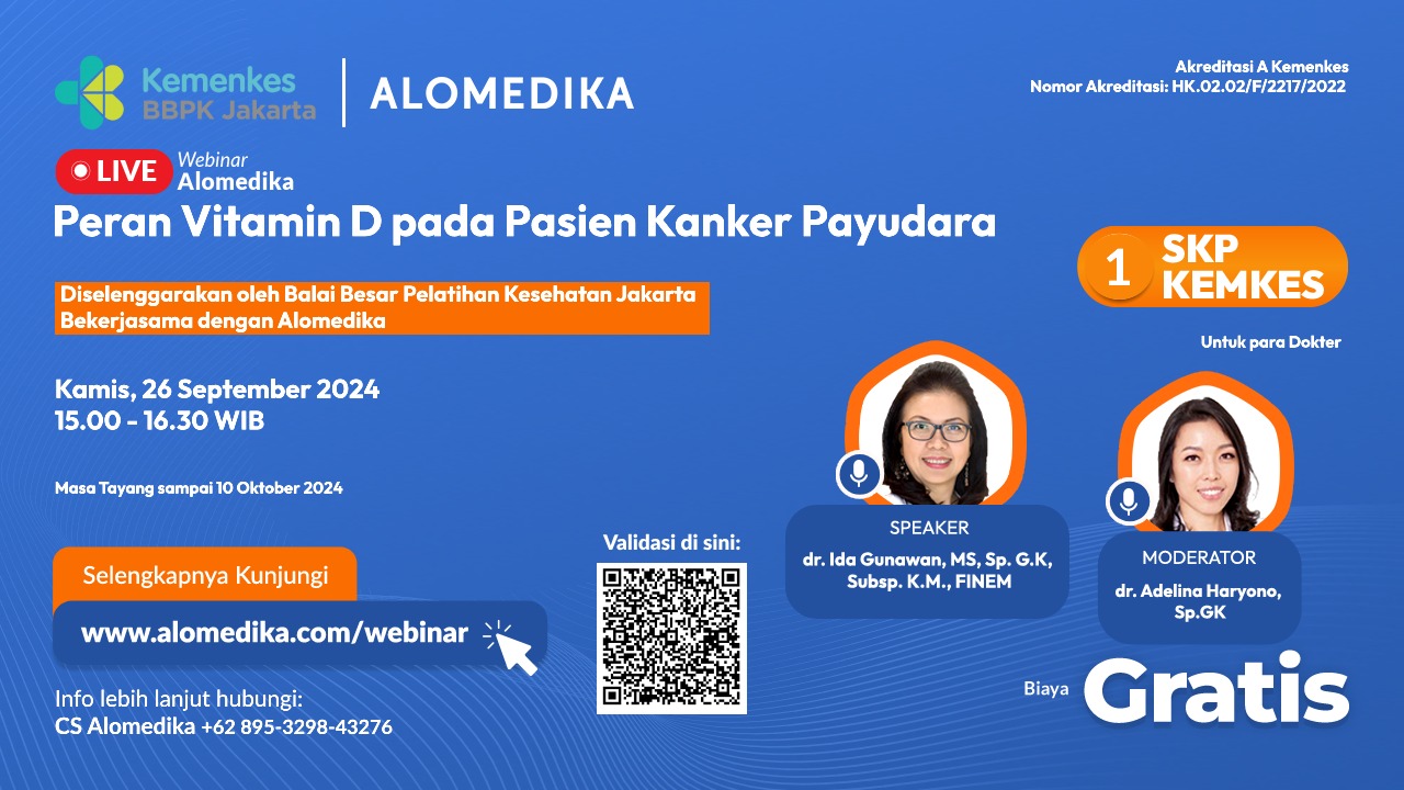 ALOMEDIKA Webinar - Peran Vitamin D pada Pasien Kanker Payudara