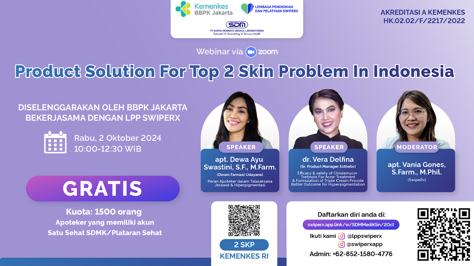 SwipeRx - Product Solution For Top 2 Skin Problem In Indonesia
