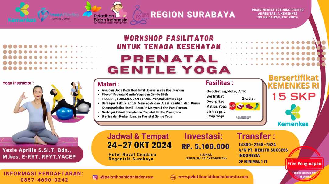 Workshop Prenatal Gentle Yoga