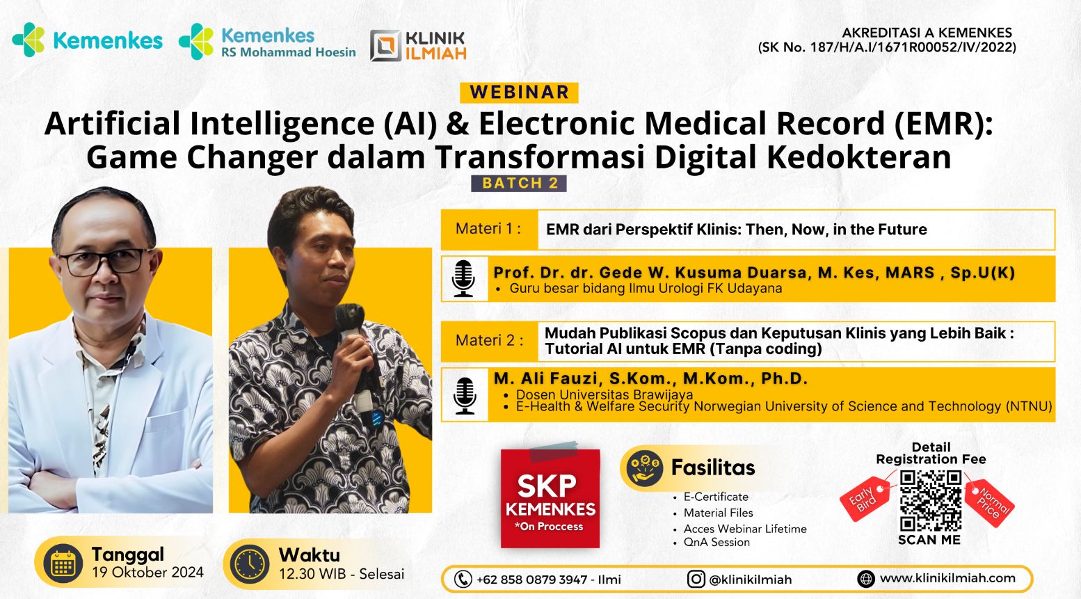 Artificial Intelligence (AI) dan Electronic Medical Record (EMR) Game Changer dalam Transformasi Digital Kedokteran