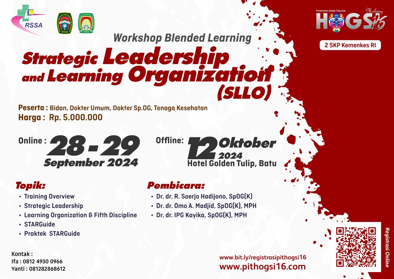 Workshop Strategic Leadership and Learning Organization