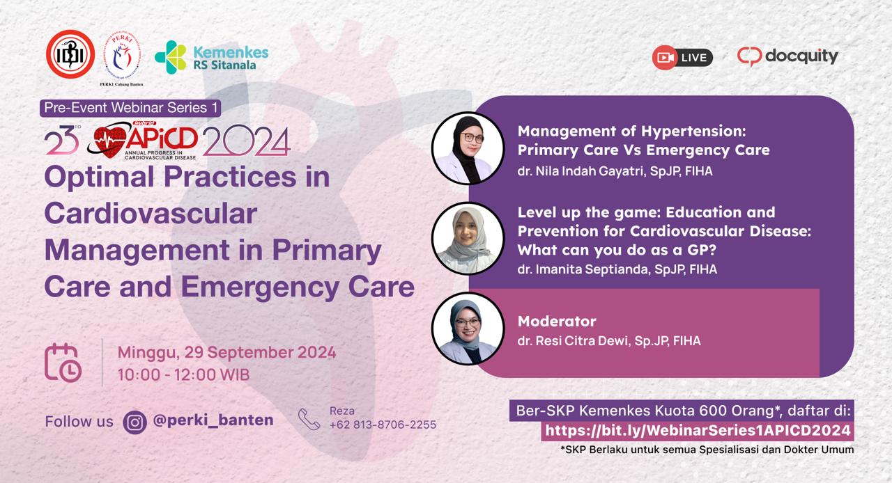 Optimal Practices in Cardiovascular Management in Primary Care and Emergency Care
