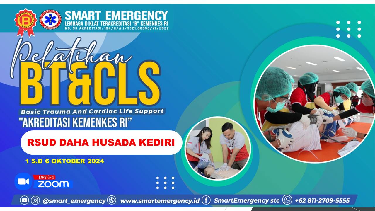 Pelatihan BTCLS (Basic Trauma Cardiac Life Support) di RSUD DAHA HUSADA KEDIRI