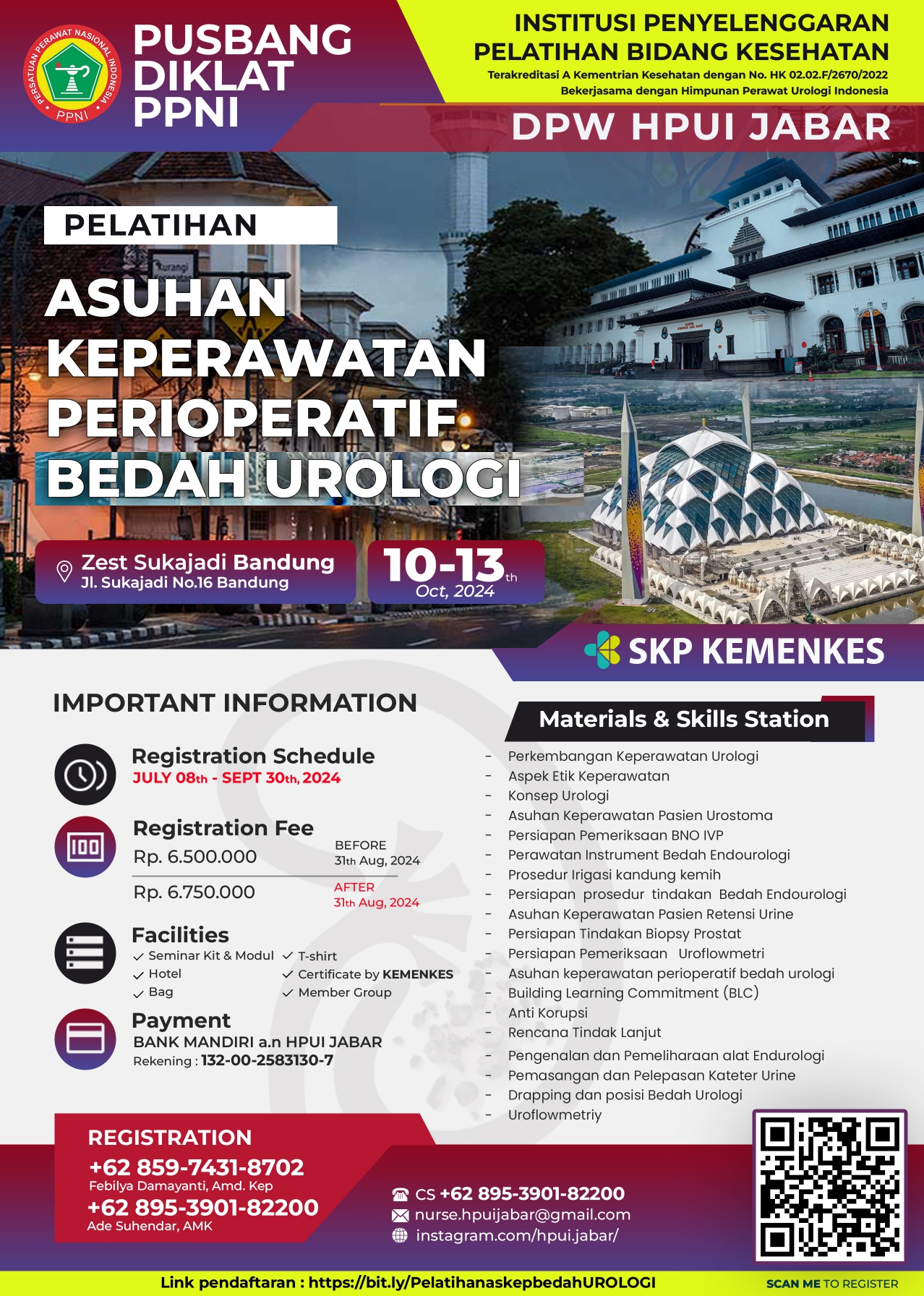 14324-Pelatihan Asuhan Keperawatan Perioperatif Bedah Urologi Bagi Perawat di Hotel Zest Sukajadi Bandung