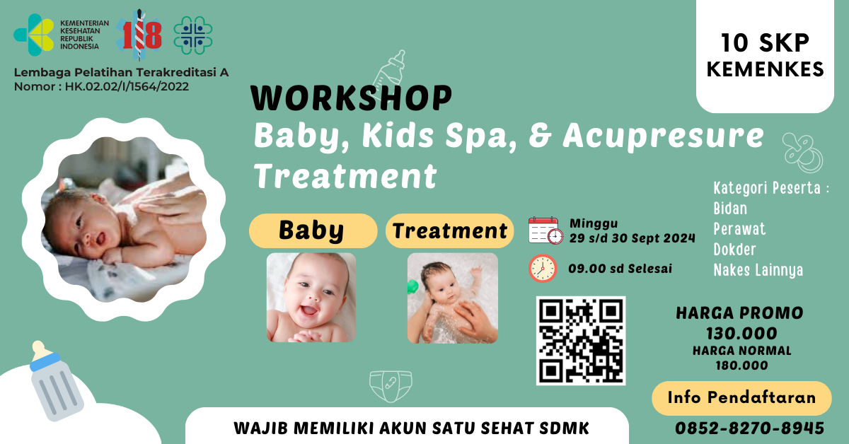 WORKSHOP BABY, KIDS, MOM SPA ACUPRESUR TREATMENT