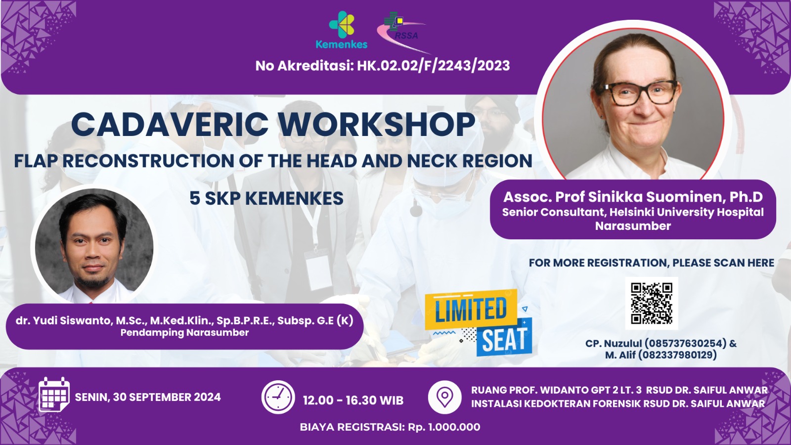 WORKSHOP FLAP RECONSTRUCTION OF THE HEAD AND NECK REGION