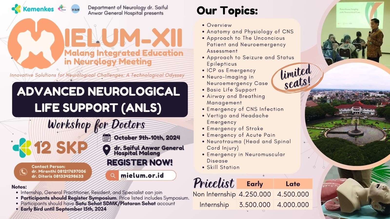 WORKSHOP ADVANCED NEUROLOGIC LIFE SUPPORT