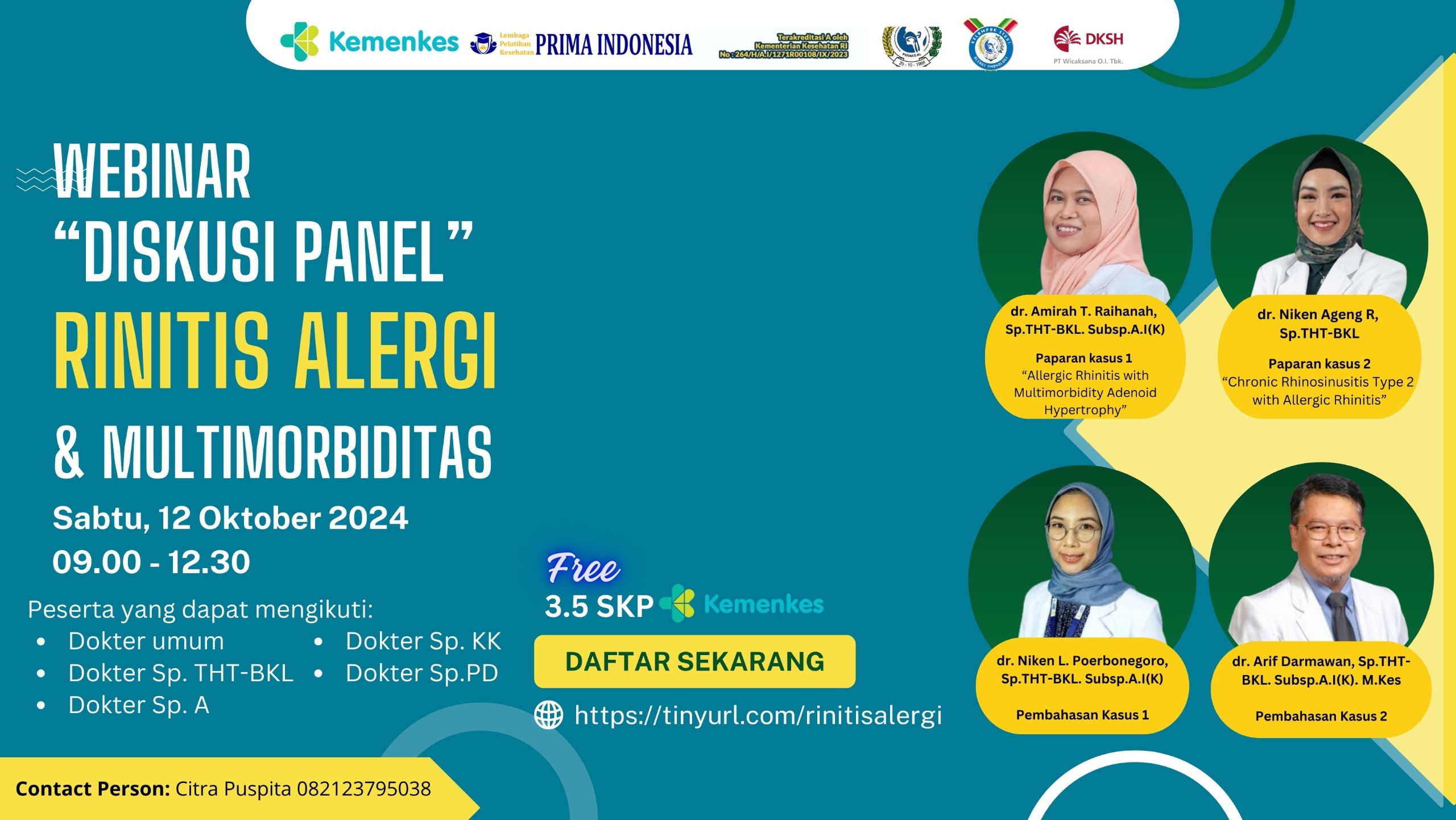 WEBINAR DISKUSI PANEL KASUS RINITIS ALERGI DAN MULTIMORBIDITAS