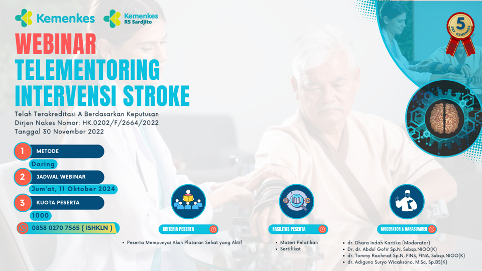 Webinar Telementoring Intervensi Stroke