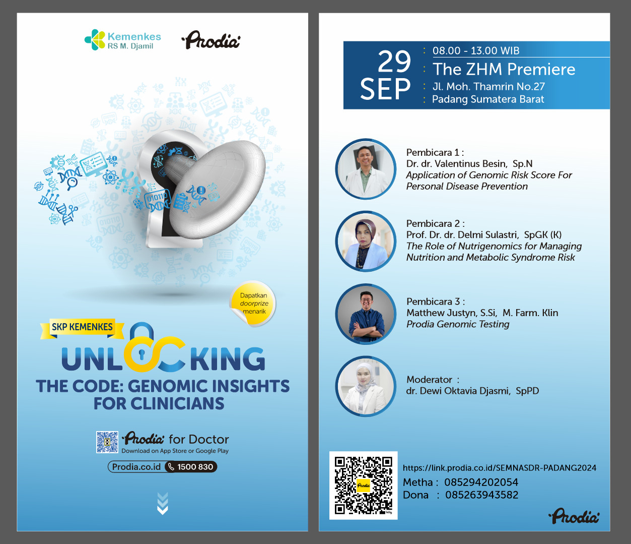Seminar Unlocking the code Genomic insight for clinicians - PT Prodia Widyahusada Tbk