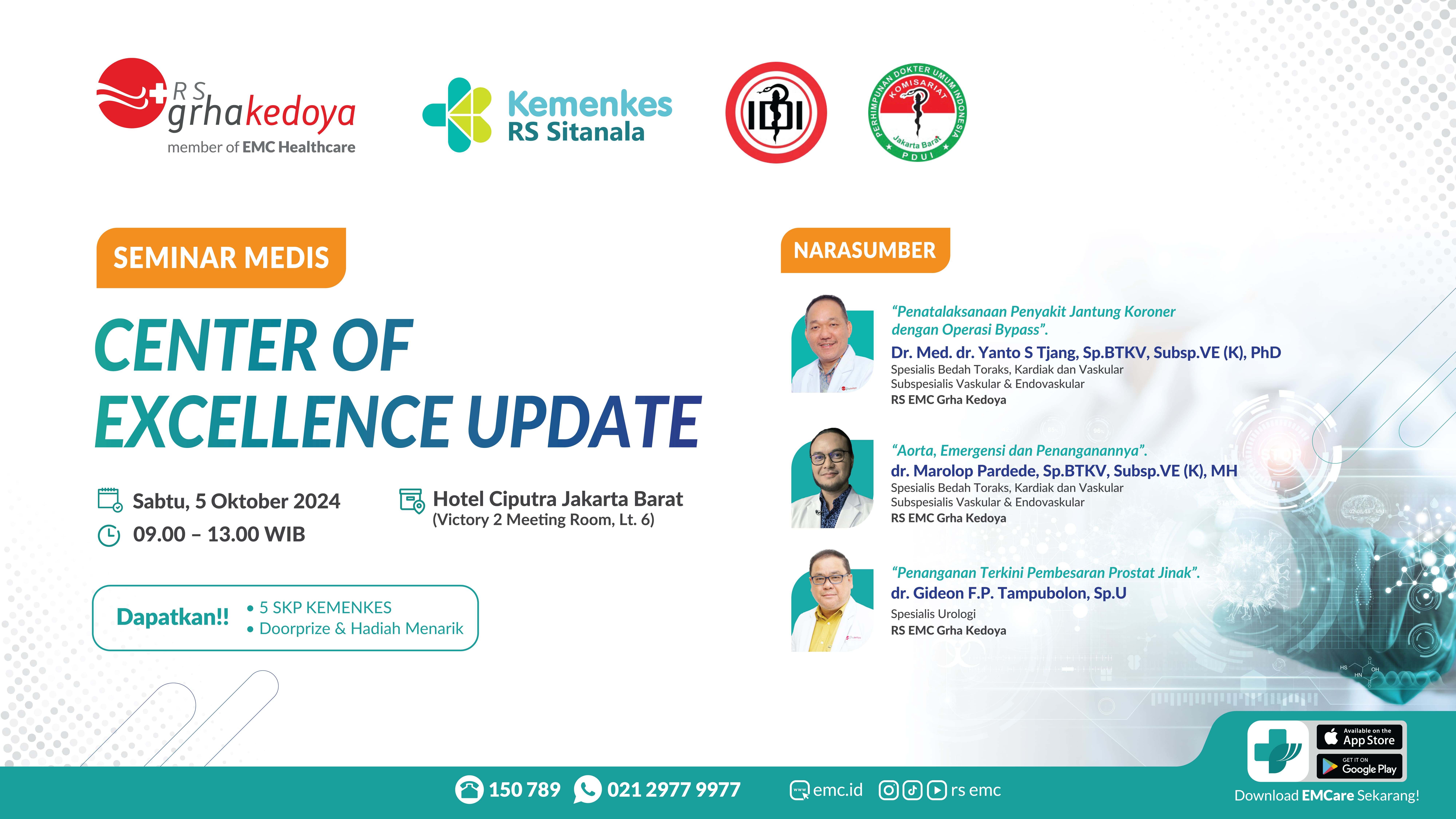 Center of Excellent Update  Cardiology and Urologi Update