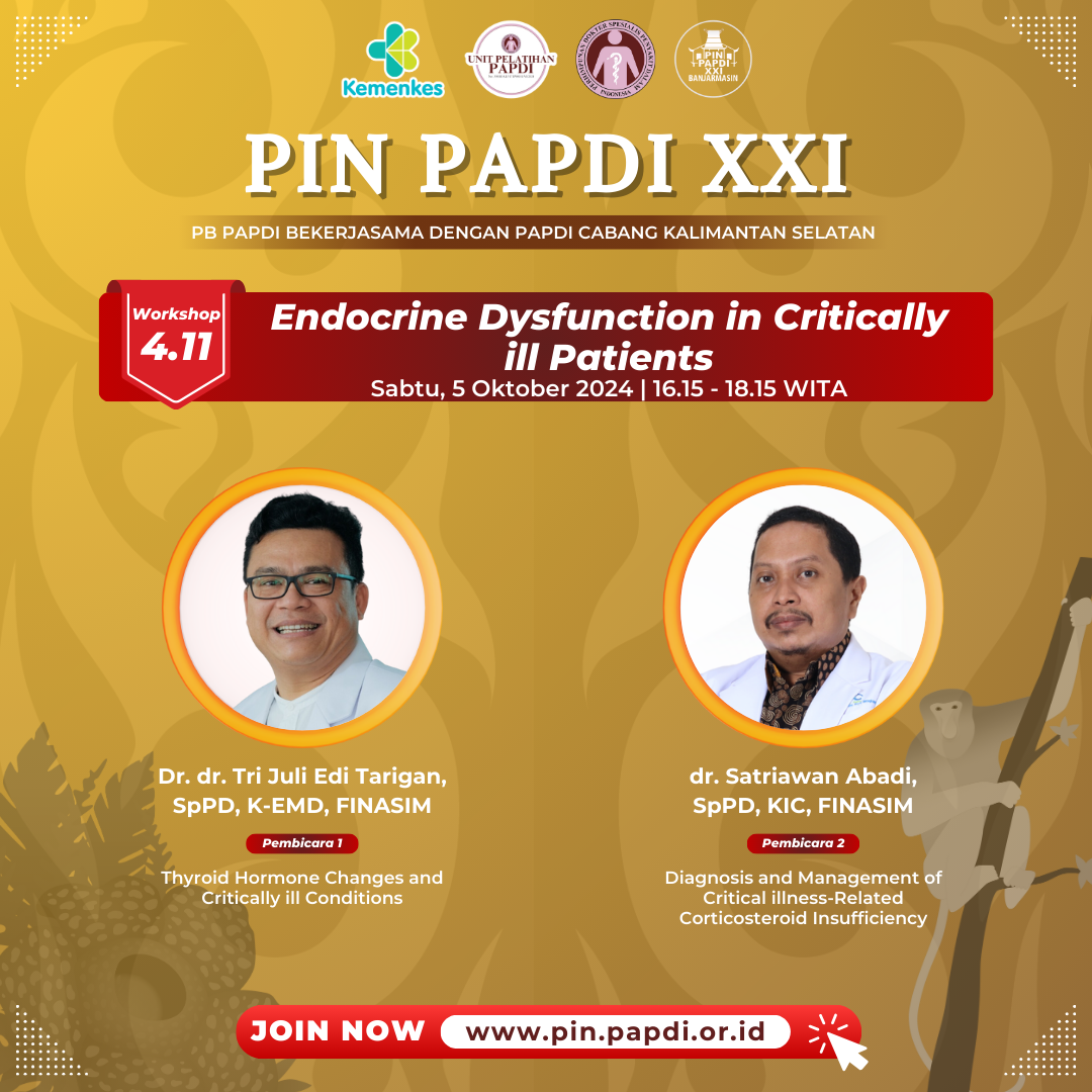 PIN PAPDI XXI Endocrine Dysfunction in Critically ill Patients