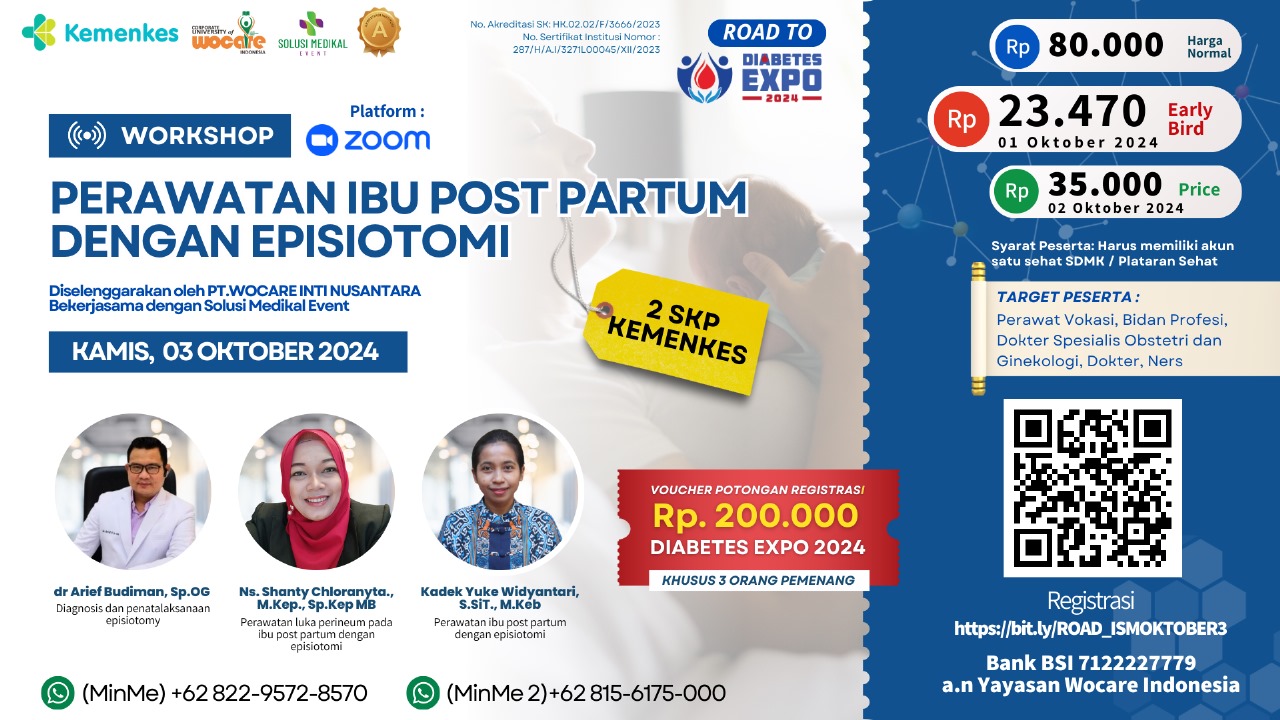 ROAD ISM 29 WEBINAR PERAWATAN IBU POST PARTUM DENGAN EPISIOTOMI