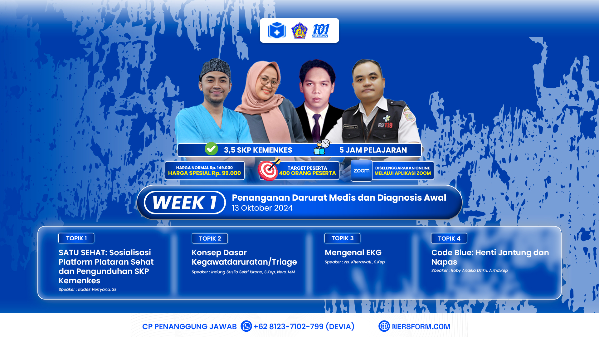 Emergensi 101 Megacode Siap Jaga IGD Week I