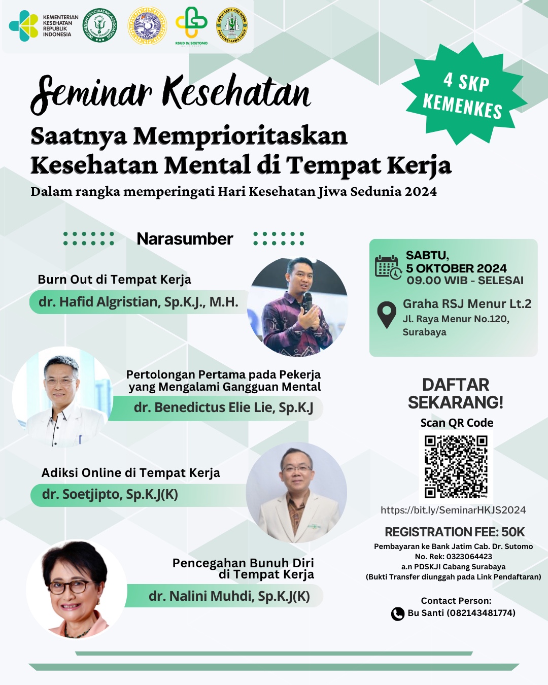 Seminar Saatnya Memprioritaskan Kesehatan Mental di Tempat Kerja
