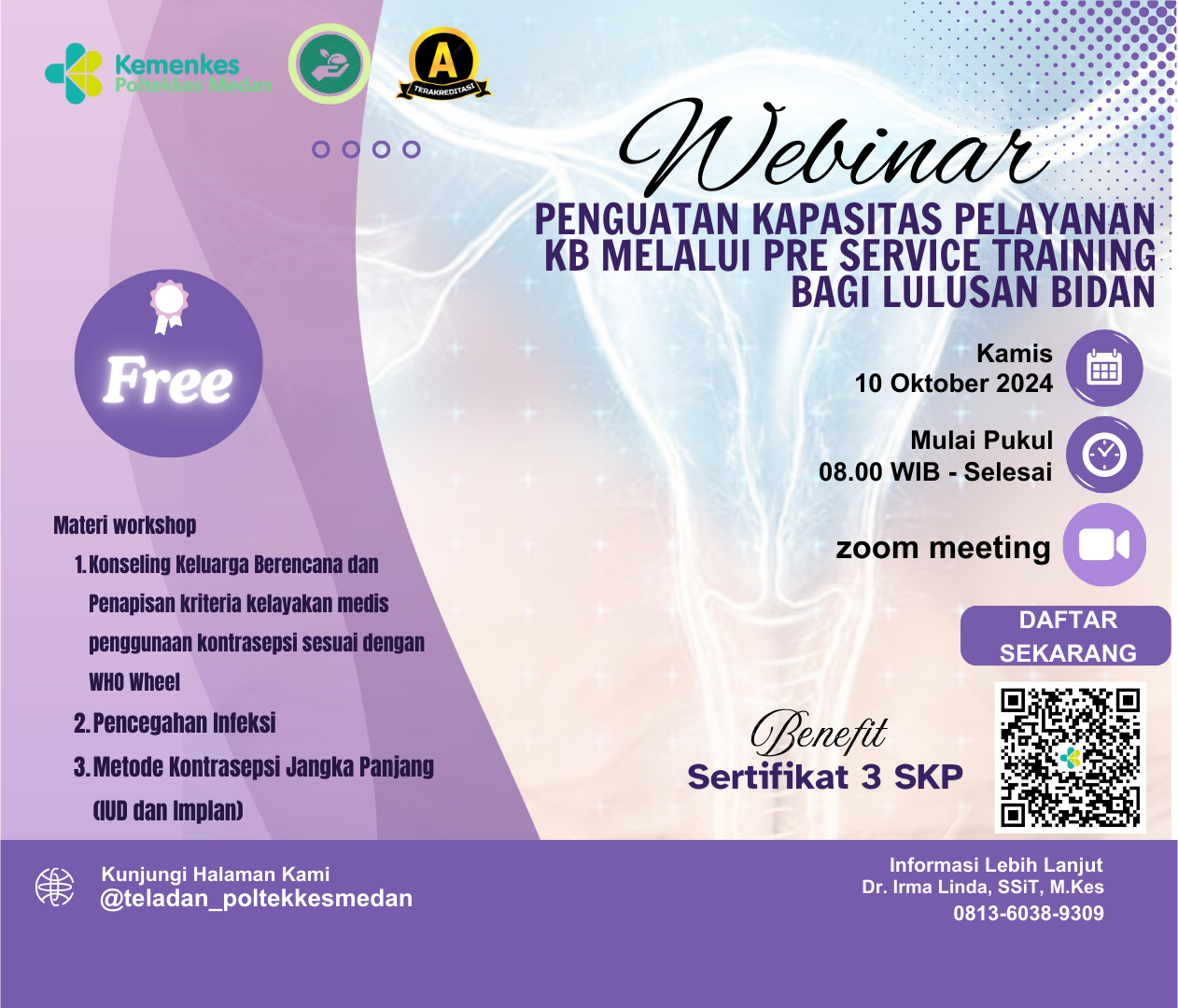 SOSIALISASI PENGUATAN KAPASITAS PELAYANAN KB MELALUI PRE SERVICE TRAINING BAGI LULUSAN BIDAN