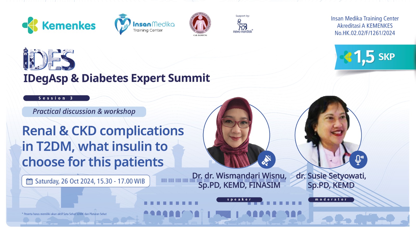 Workshop Renal and CKD Complications in T2DM, What Insulin To Choose For This Patients