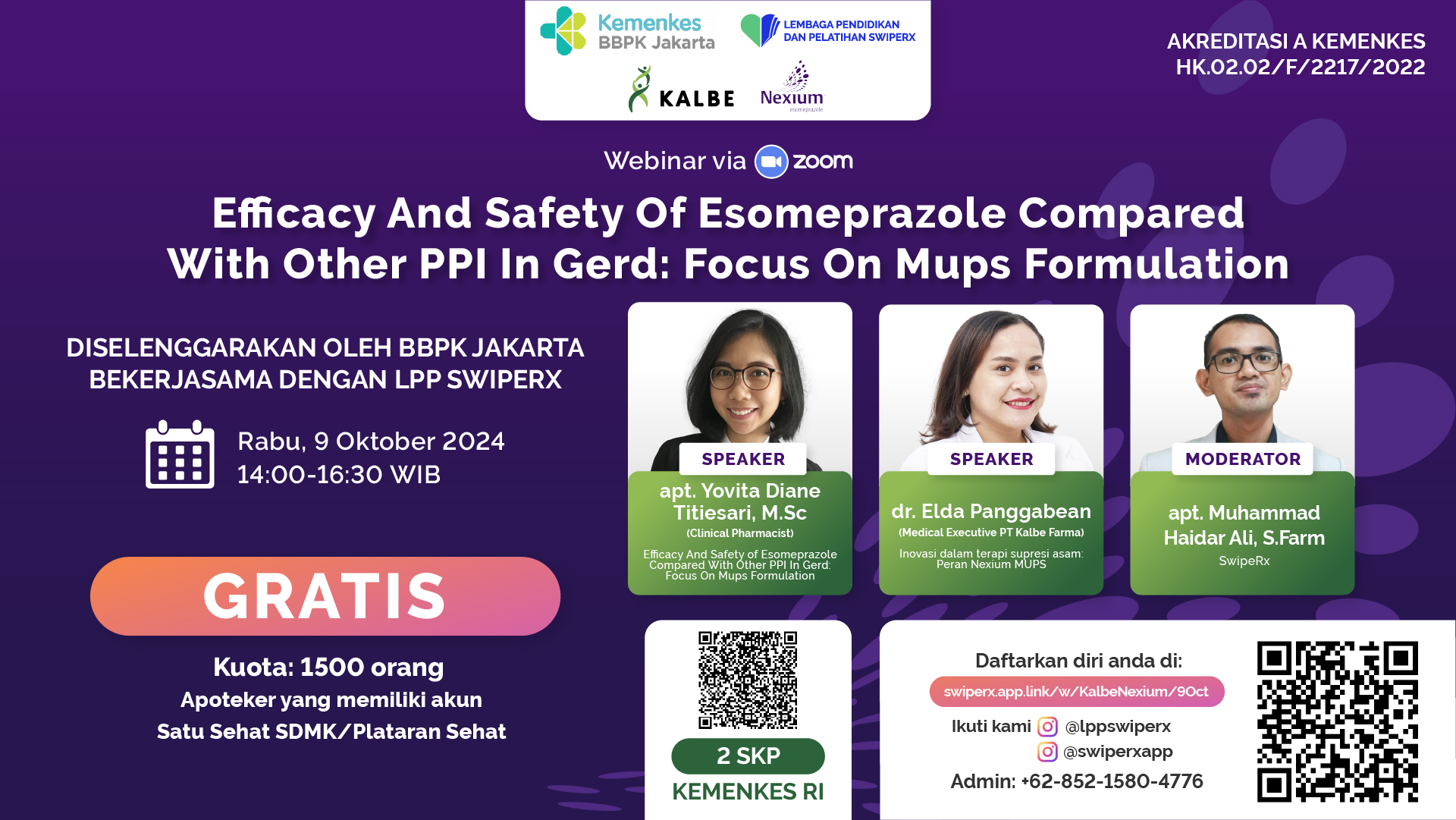 SwipeRX - Efficacy and Safety of Esomeprazole Compared with Other PPI in GERD Focus on MUPS Formulation