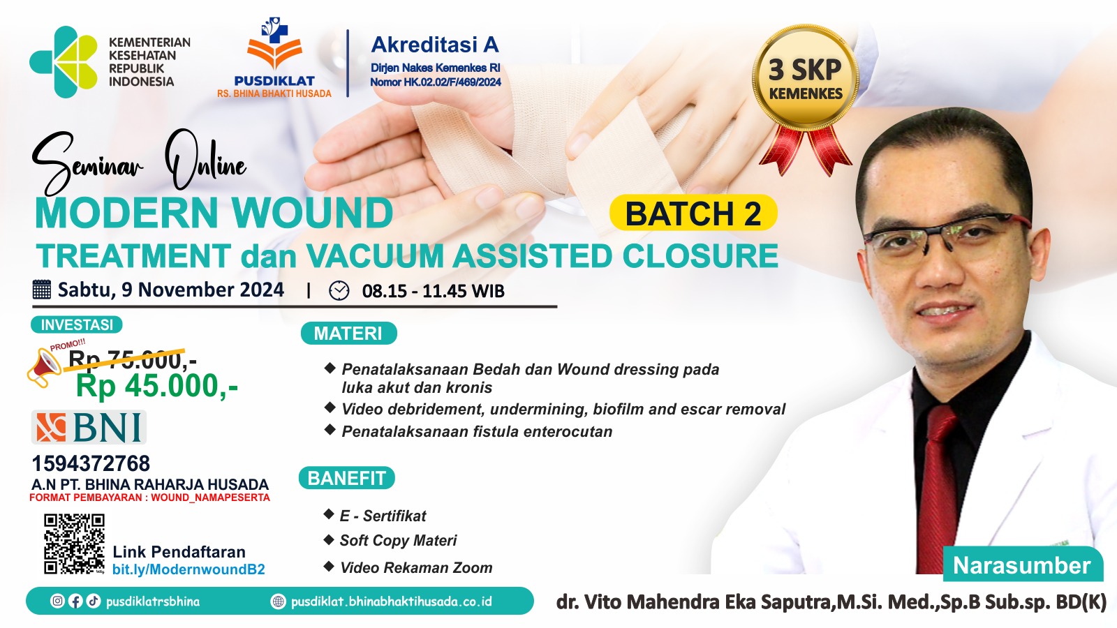  MODERN WOUND TREATMENT DAN VACUUM ASSISTED CLOSURE BATCH 2