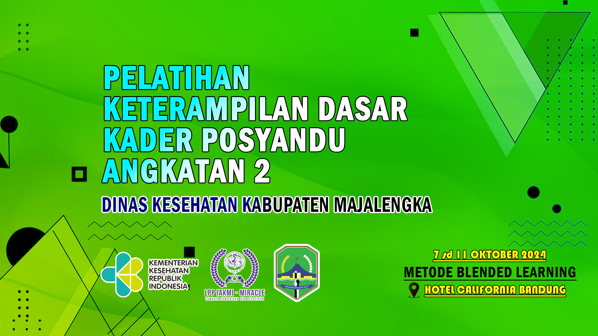 PELATIHAN KETERAMPILAN DASAR KADER POSYANDU ANGKATAN 2 KABUPATEN MAJALENGKA
