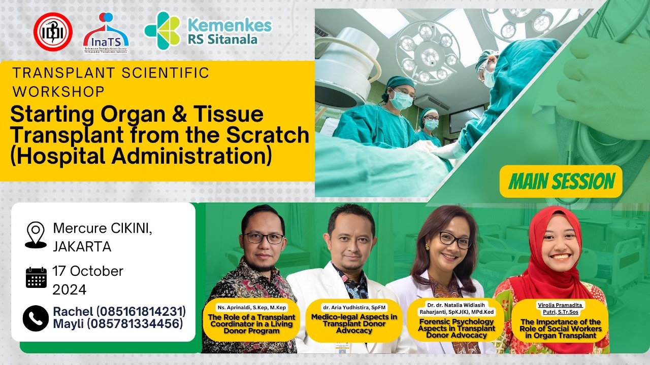 Hospital Administration - Starting Organ  Tissue Transplant from the Scratch