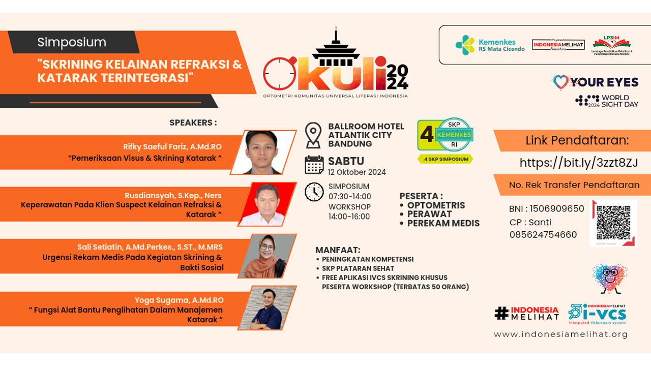 Symposium Hybrid - Skrining Kelainan Refraksi dan Katarak Terintegrasi