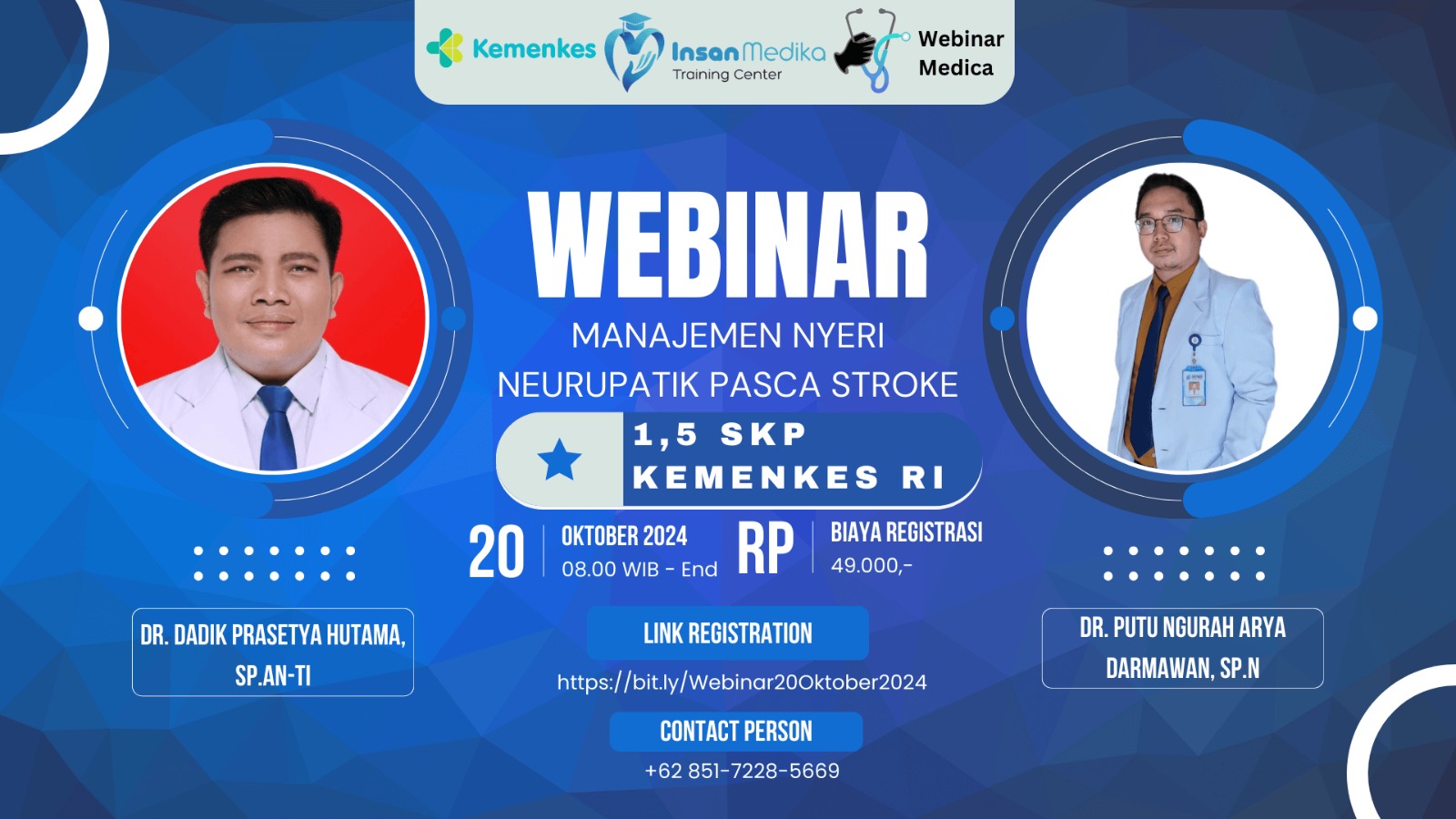 Webinar Manajemen Nyeri Neurupatik Pasca Stroke