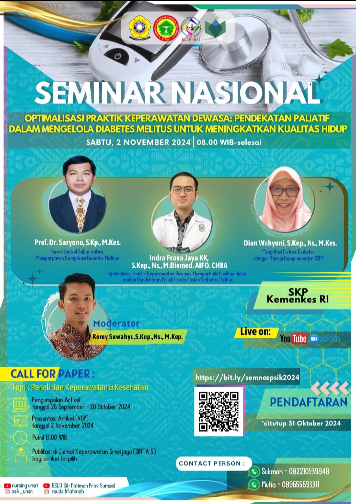Seminar Optimalisasi Praktik Keperawatan Dewasa Pendekatan Paliatif dalam Tatalaksana Diabetes Melitus