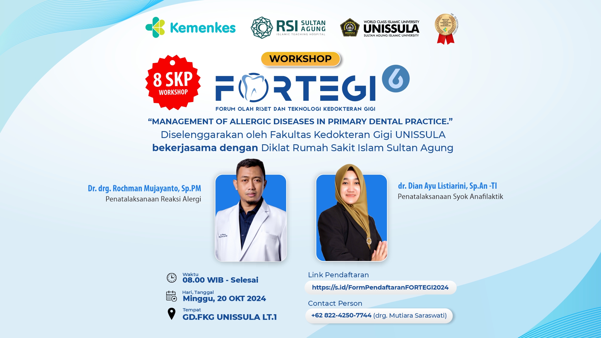Workshop Management of Allergic Diseases in Primary Dental Practice