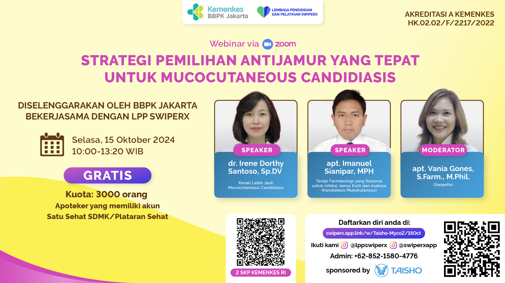 SwipeRX - Strategi Pemilihan Antijamur yang Tepat untuk Mucocutaneous Candidiasis