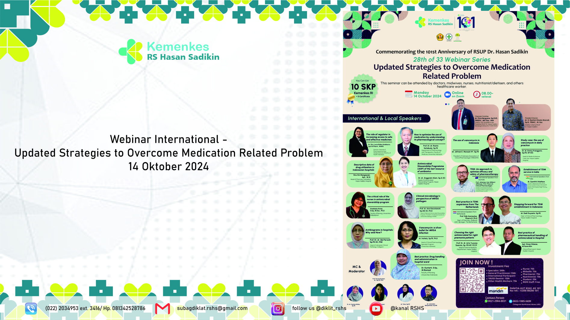 Webinar International - Updated Strategies to Overcome Medication Related Problem