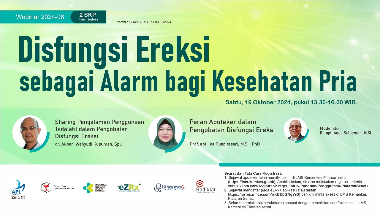 Webinar Disfungsi Ereksi sebagai Alarm bagi Kesehatan Pria