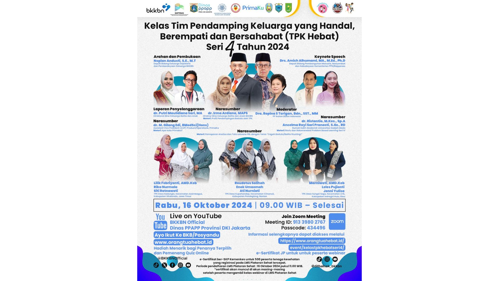 Kelas Tim Pendamping Keluarga Handal, Berempati Dan Bersahabat (Kelas TPK Hebat) Seri IV Tahun 2024
