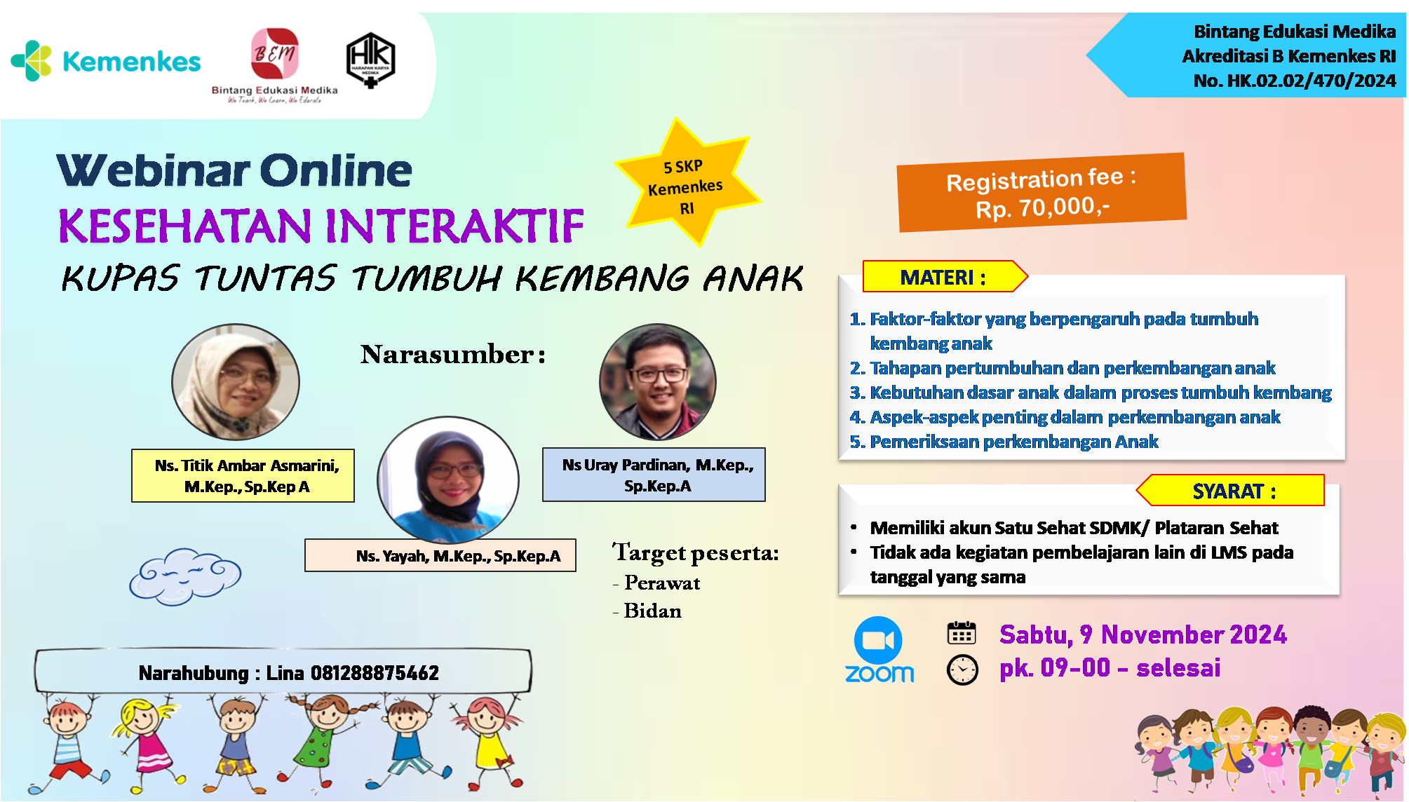 WEBINAR KUPAS TUNTAS TUMBUH KEMBANG ANAK