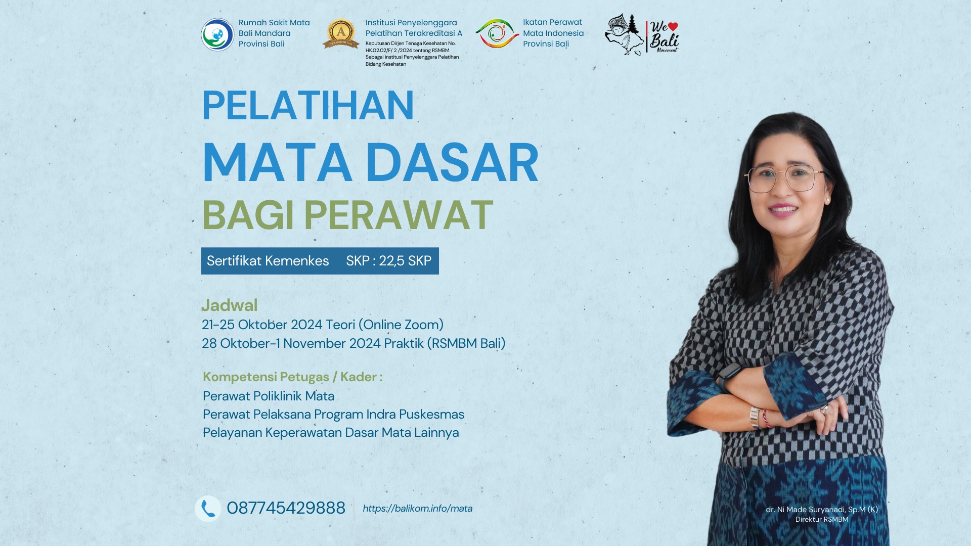 Pelatihan Mata Dasar bagi Perawat Gelombang III