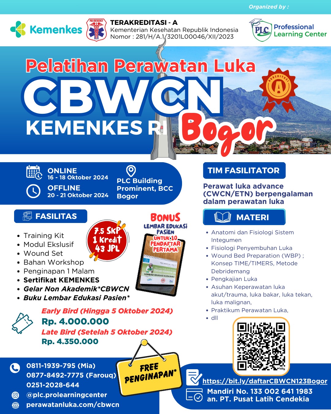 Pelatihan Certified Basic Wound Care Nurse (CBWCN)