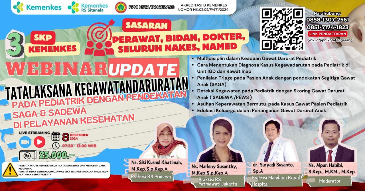 Pediatric Emergency Update  Tatalaksana Kegawatdaruratan Pada Pediatrik dengan menggunakan pendekatan SAGA dan SADEWA di Pelayanan Kesehatan