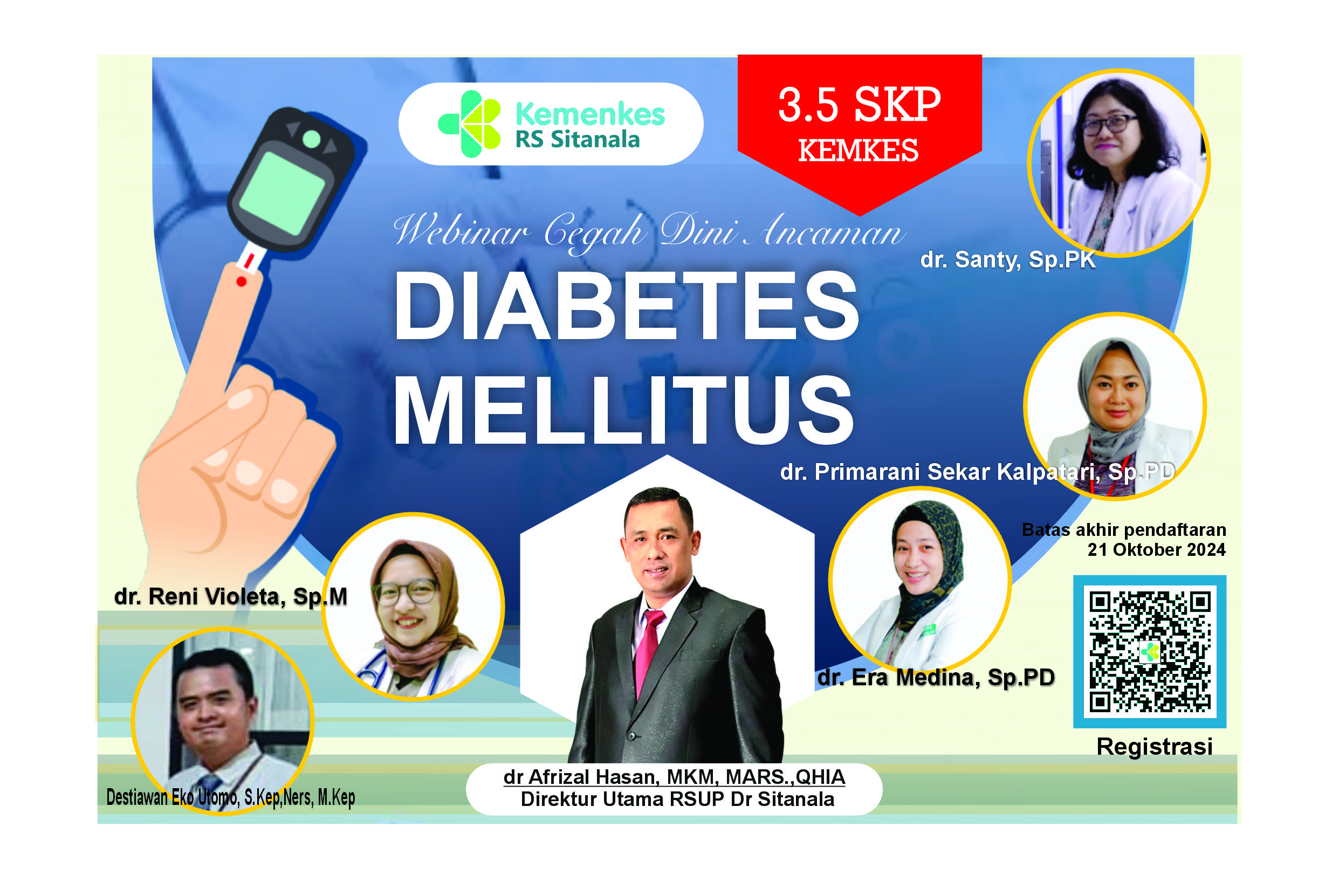 WEBINAR CEGAH DINI ANCAMAN DIABETES MELLITUS